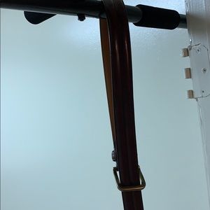 Chaps brown belt size 36